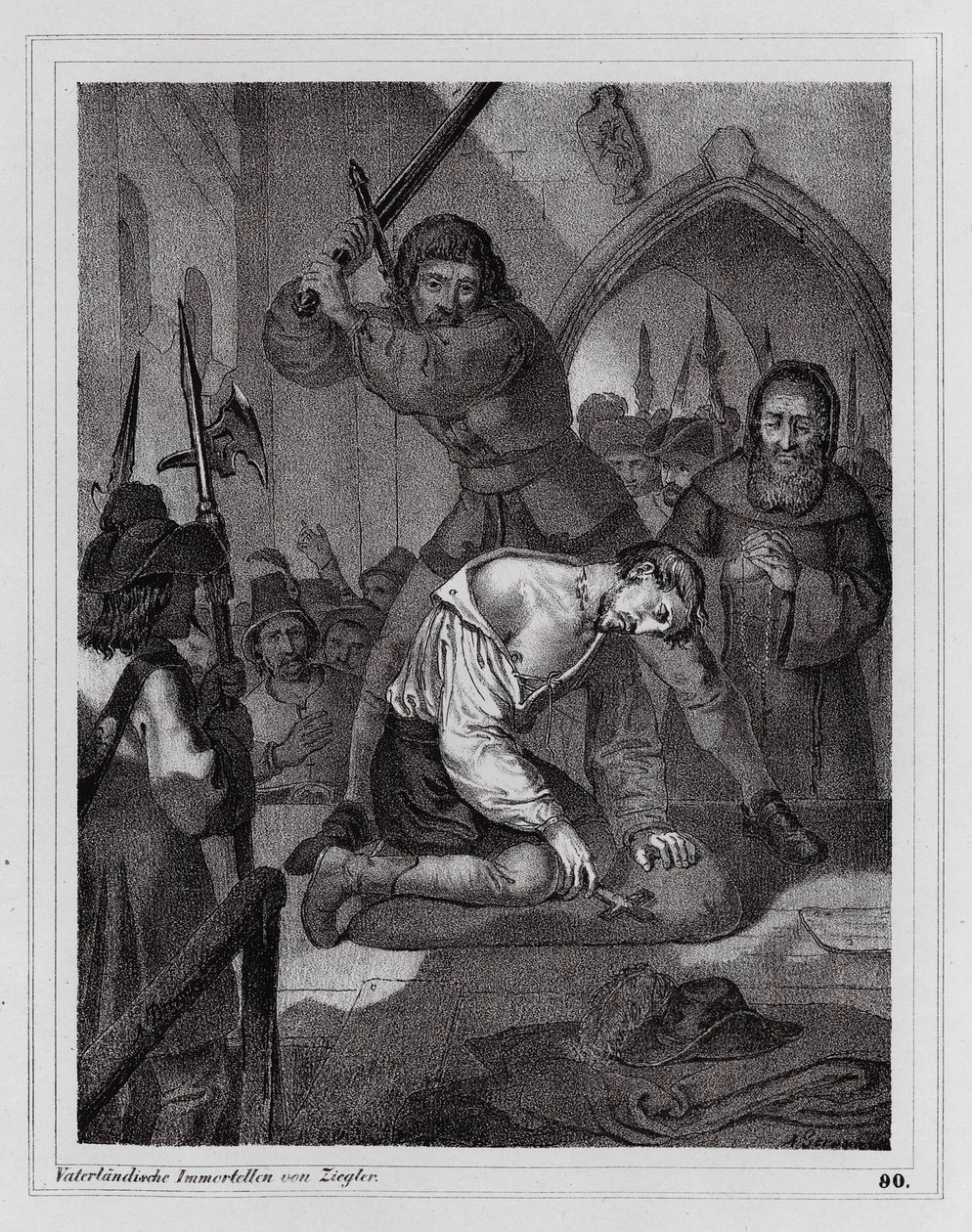 Peter Johann Nepomuk Geiger - Esecuzione del conte di Reinstein, Tattenbach